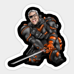 RMB as SLADE WILSON, THE TERMINATOR!!! Sticker